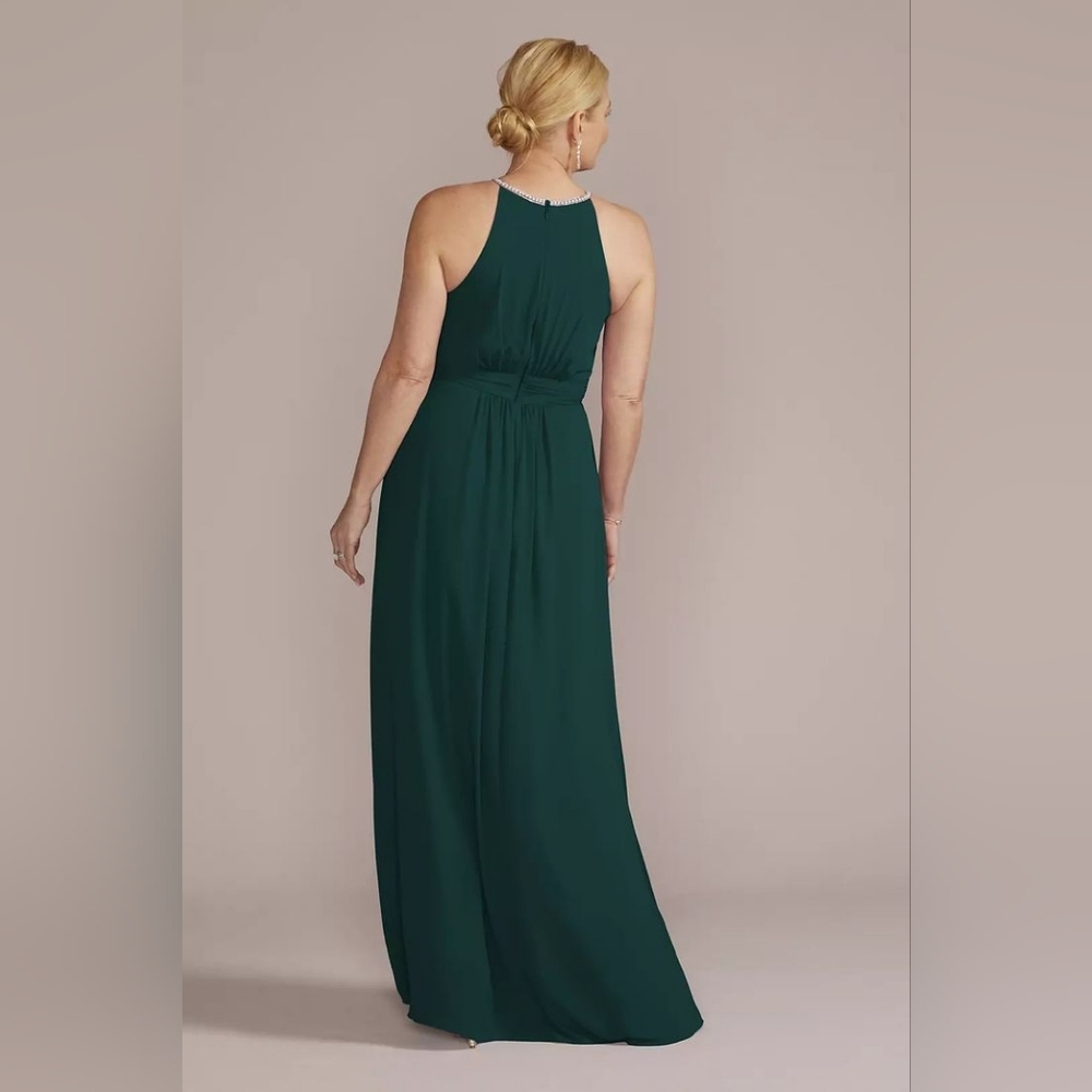 Oleg Cassini Georgette Formal Dress - Picture 2 of 5